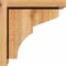 Ekena Millwork Monterey Rough Sawn Corbel w/Backplate, Western Red Cedar, 6"W x 10"D x 10"H COR06X10X10MON01RWR - alternate 4